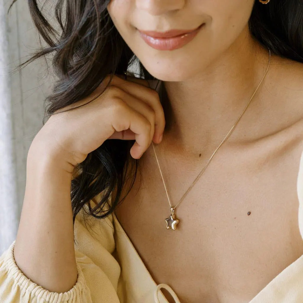 Celestial Keepsake Star Locket – Polly Pocket Inspired Charm Necklace