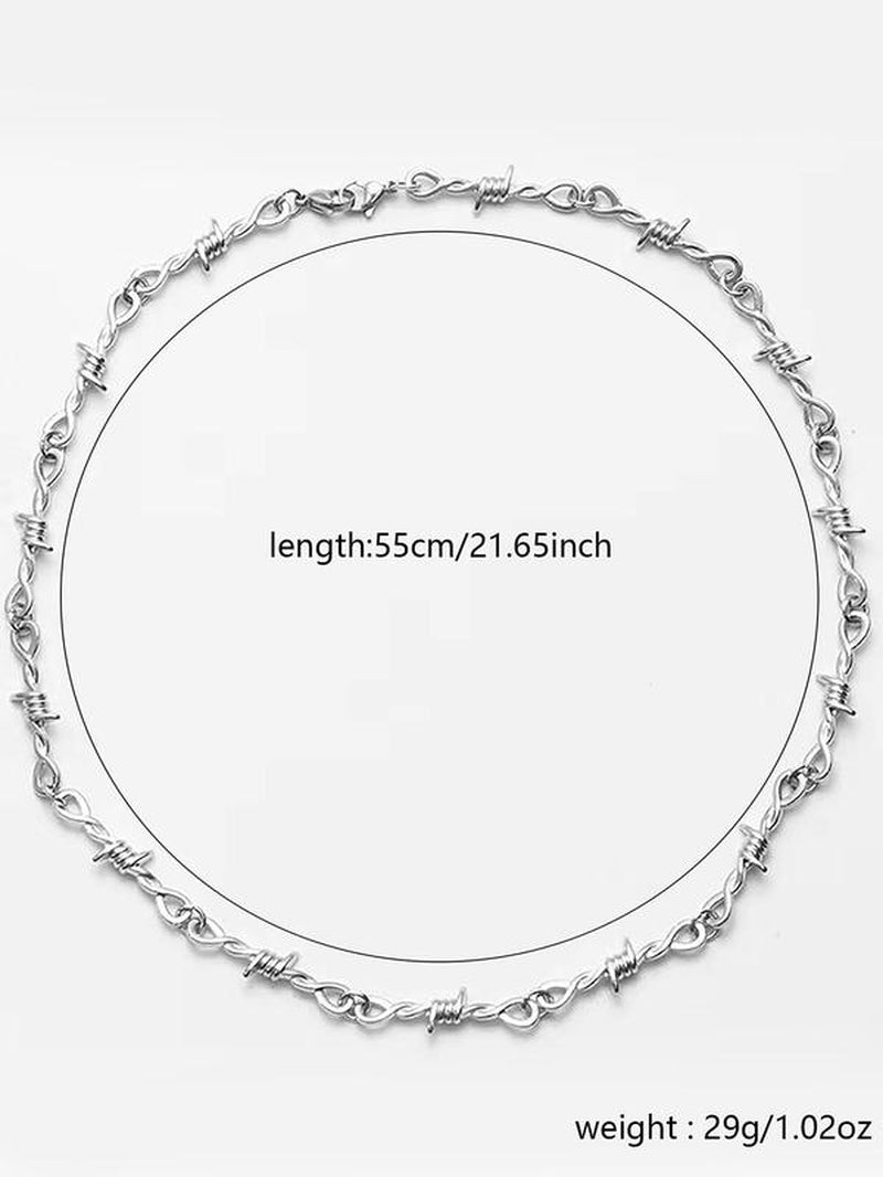 Vintage Street Style Chunky Chain Necklace